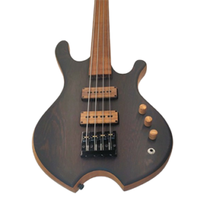 4 String Fretless Bass, Wenge Top